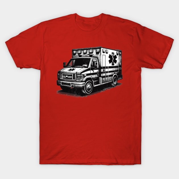 Ambulance T-Shirt by Vehicles-Art